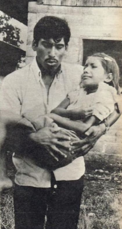 Casilda Zehnder y su padre en San Ramón (Foto: Gente)