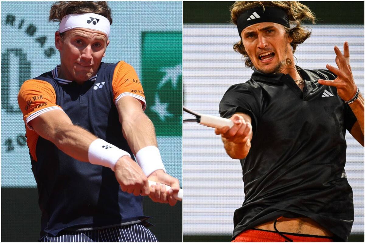 Casper Ruud y Alexander Zverev son los principales tenistas que tendrán acción en la jornada inaugural del Abierto de Australia, entre el sábado a la noche y el domingo a la mañana en Argentina.