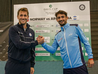 Casper Ruud y Mariano Navone se miden en el segundo punto de la serie que se juega en Oslo