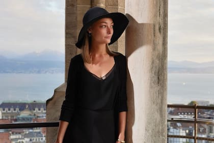 Cassandre Berdoz, vigilante nocturna de la ciudad de Lausanne en Suiza