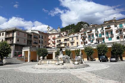Castel di Sangro en la zona de Abruzzo, casa de Reale