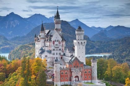 Castillo de Neuschwanstein, en Baviera, Alemania