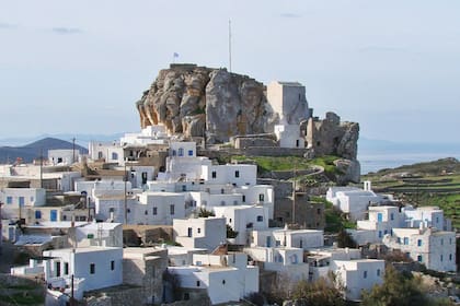 Castillo veneciano en Chora, Amorgos.