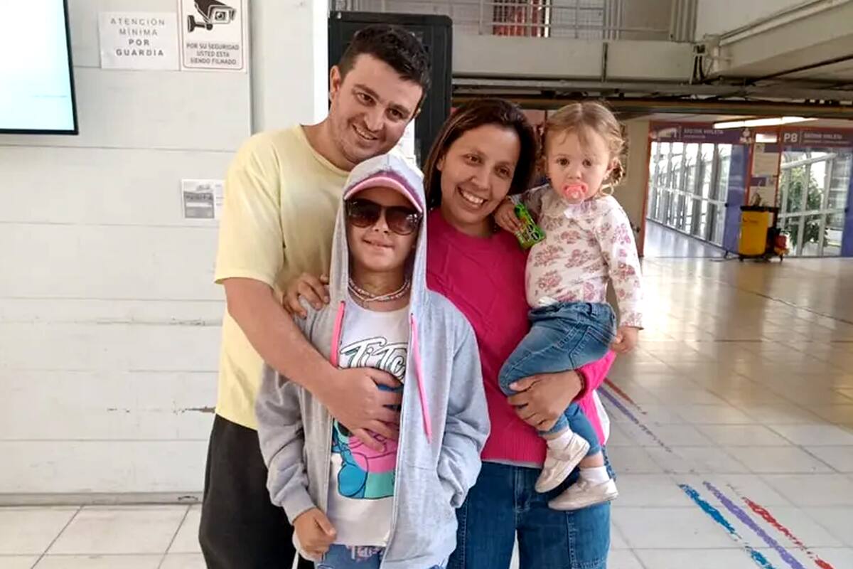 Catalina Maglio recibió el alta del Hospital Garrahan y regresó con su familia a Pergamino