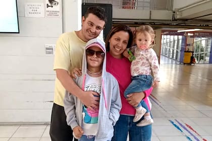 Catalina Maglio recibió el alta del Hospital Garrahan y regresó con su familia a Pergamino