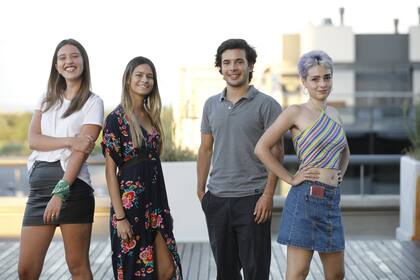 Catalina Violini, Catalina Duarte, Sebastián Rovira y Tatiana Fernández
