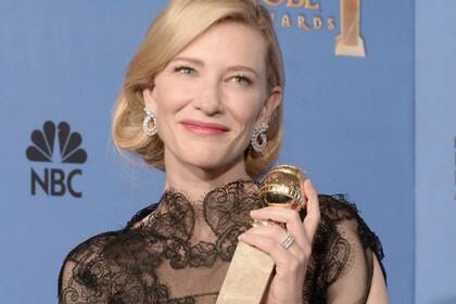 Cate Blanchett se llevó su Globo de oro por su gran interpretación en el film Blue Jasmine