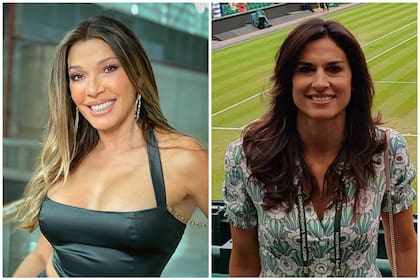 Catherine Fulop desmintió los rumores de una pelea con Gabriela Sabatini (Foto: Instagram @fulopcatherine / @sabatinigaby)