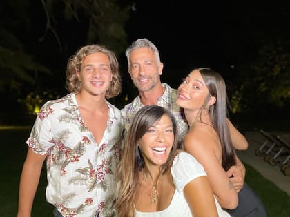 Catherine Fulop, Ova Sabatini, Tiziana y Joaquín, su novio