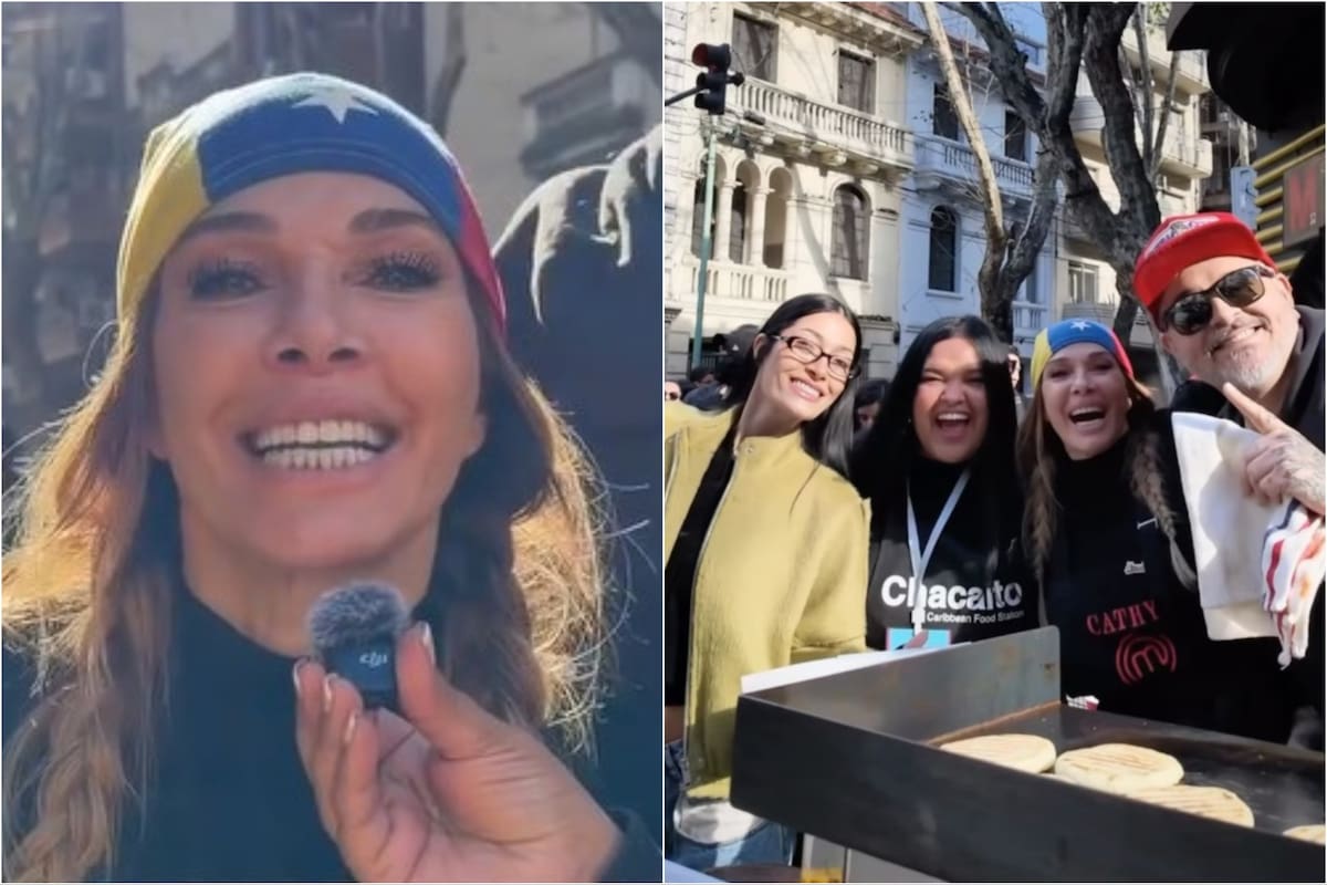 Catherine Fulop, protagonista de una iniciativa solidaria