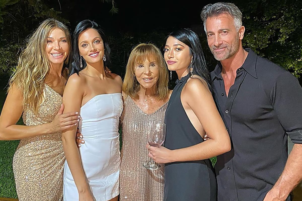 Catherine Fulop recordó a su suegra en las vísperas del casamiento de su hija, Oriana Sabatini: “Me hace falta hablarte”