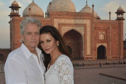 Catherine Zeta-Jones, de 52 años, y Michael Douglas, de 77 (Crédito: Instagram/@catherinezetajones)