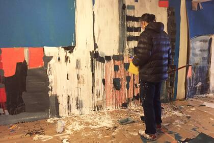 Catrin Webster, de Gales, se contó entre los 15 artistas de varios países que participaron en octubre de la Residencia de Arte en Buenos Aires