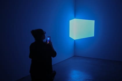 "Catso Blue" (1967-1987-2026), de James Turrell: una de las obras de Dia exhibidas en Buenos Aires
