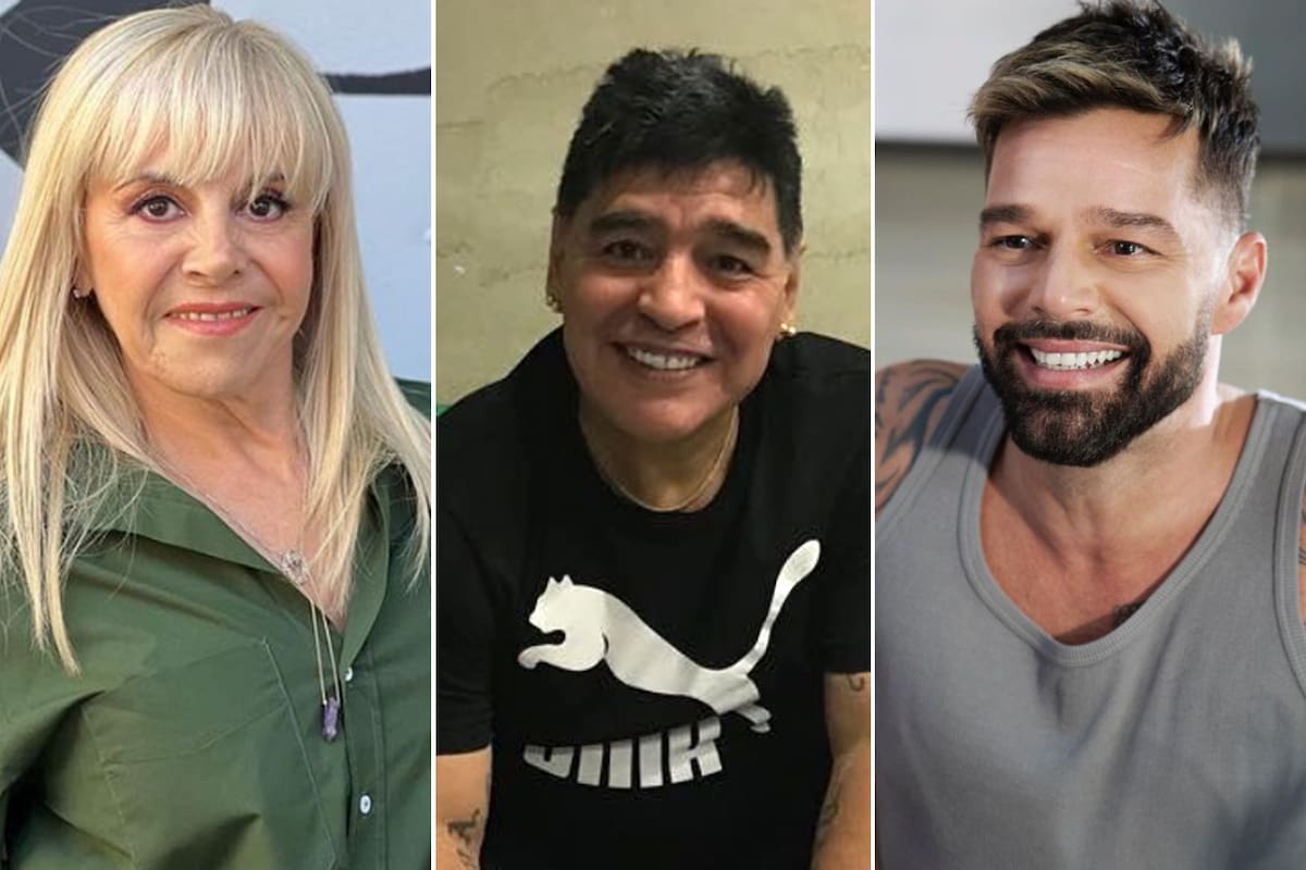 Caudia Villafañe contó cómo fue que Ricky Martin terminó escondido en el baúl del auto de Diego Maradona: “Lo peor es que la gente se dio cuenta”