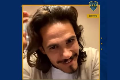Cavani dio su primera entrevista individual como futbolista de Boca