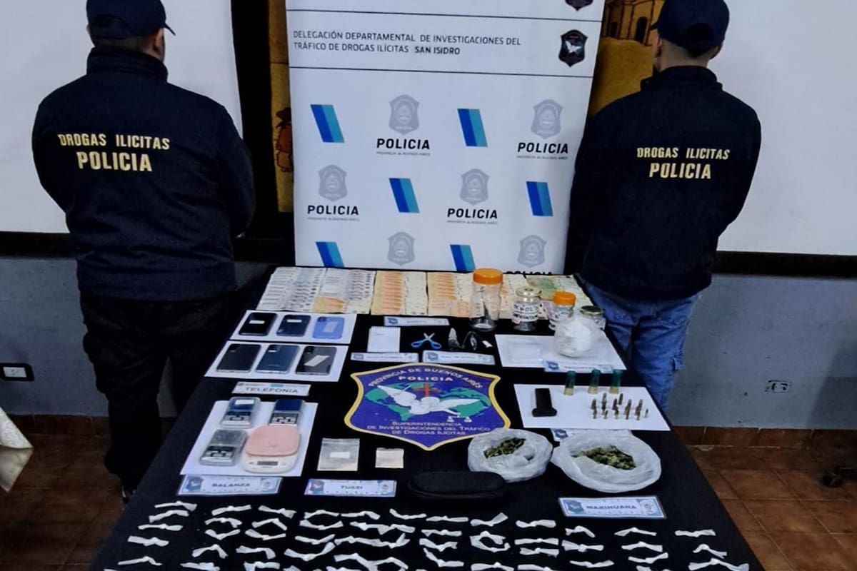 Cayó una banda dedicada al narcomenudeo en San Isidro