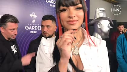 Cazzu, "la jefa del trap", se lució en la noche de la música nacional