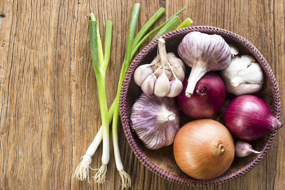 Cebollas, ajos y cebolla de verdeo: miembros de la familia Allium