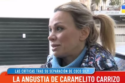 Cecilia "Caramelito" Carrizo se separó de Coco Sily y decidió darle una nueva oportunidad a la relación con Damián Giorgiutti, su exmarido y padre de sus hijos (Foto: Captura América TV)