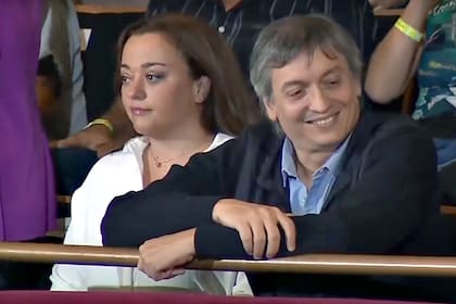 Cecilia Moreau y Máximo Kirchner