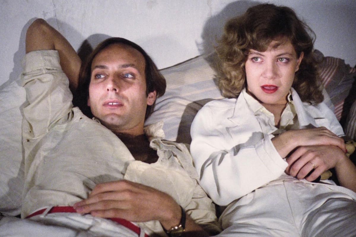 Cecilia Roth y Eusebio Poncela en una escena de "Arrebato" (1979), film dirigido por Iván Zulueta, que integra la muestra sobre la historia reciente en el Museo Reina Sofía