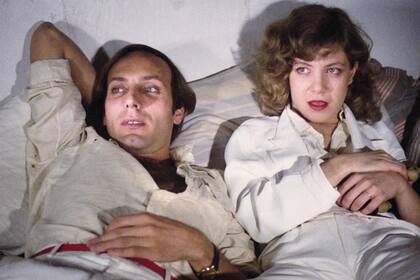 Cecilia Roth y Eusebio Poncela en una escena de "Arrebato" (1979), film dirigido por Iván Zulueta, que integra la muestra sobre la historia reciente en el Museo Reina Sofía