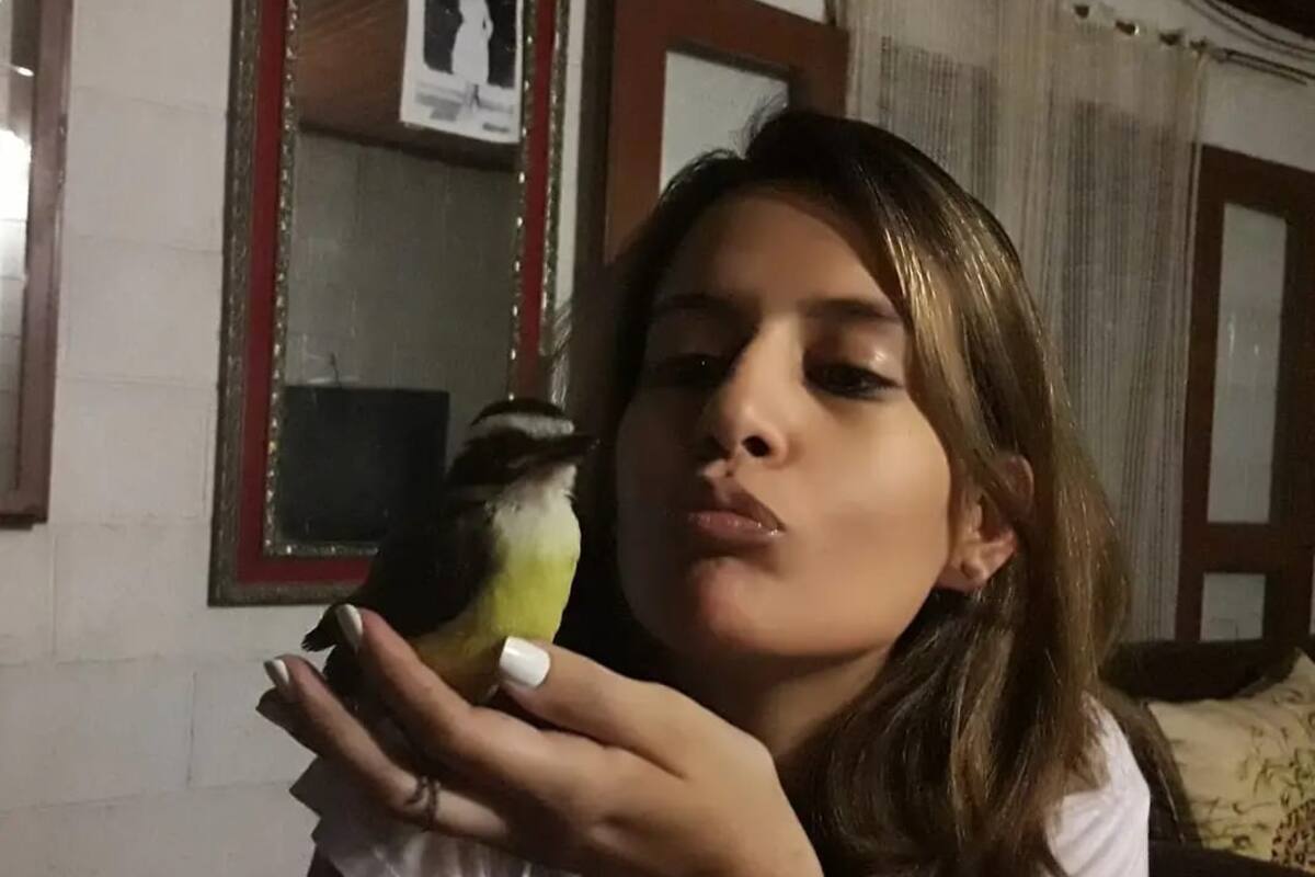 Cecilia Strzyzowski, en una foto familiar