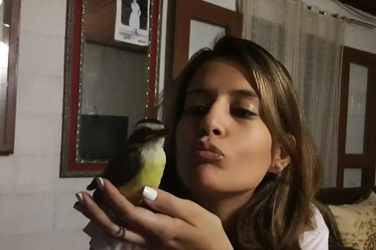 Cecilia Strzyzowski, en una foto familiar