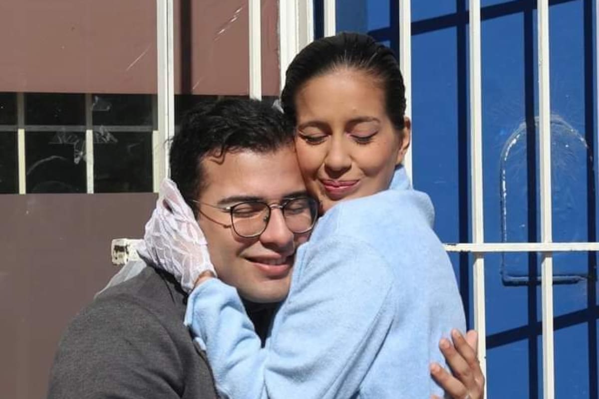 Cecilia Strzyzowski y César Sena, detenido bajo sospecha de asesinarla