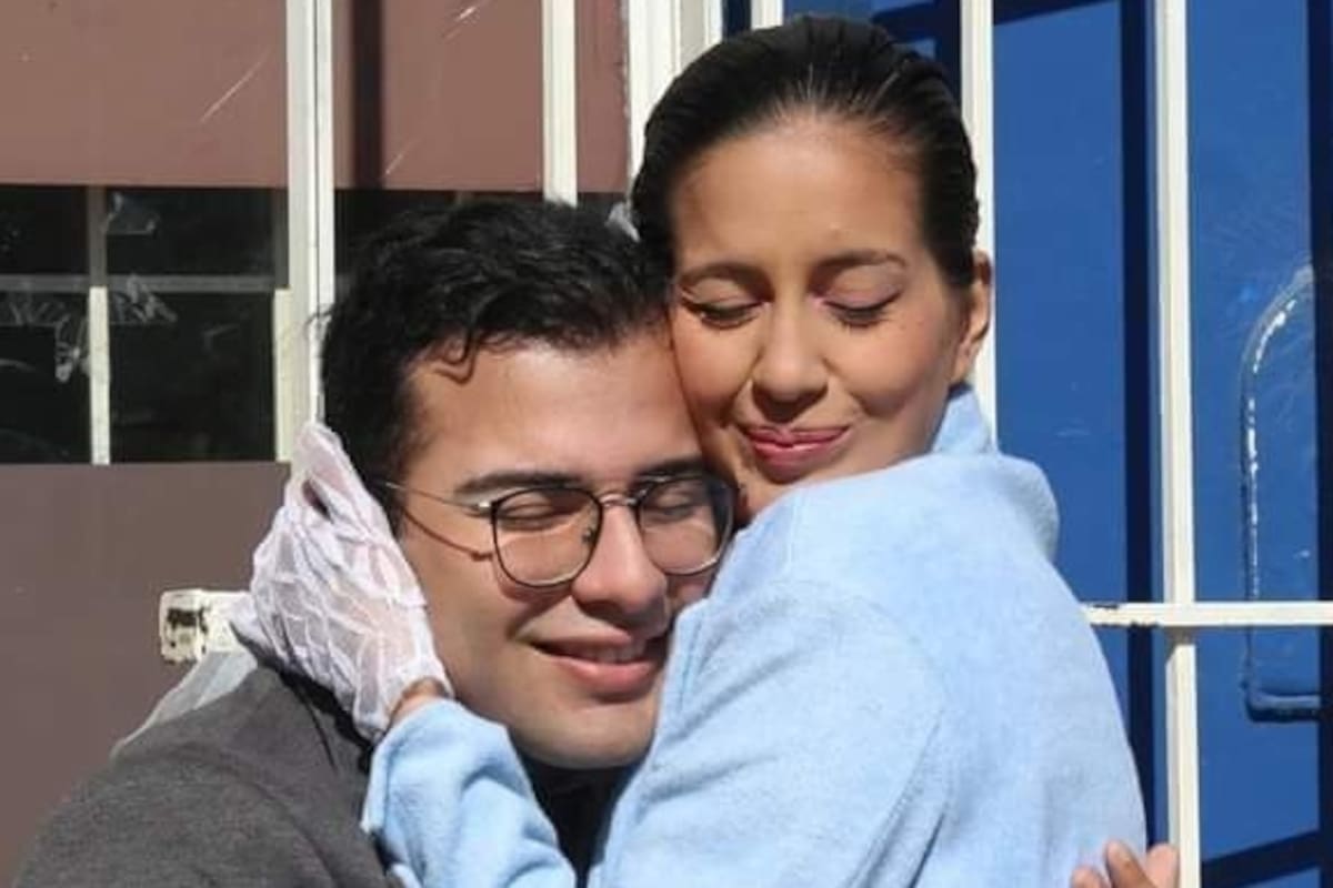 Cecilia Strzyzowski y su marido, César Sena, que hoy pidió volver a declarar en la causa en la que se lo acusa de haberla matado