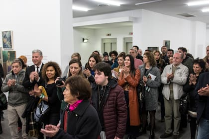 Hubo muchos amigos en la inauguración