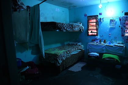 Celda en el Complejo Penitenciario Federal V de Senillosa, en la provincia de Neuquén