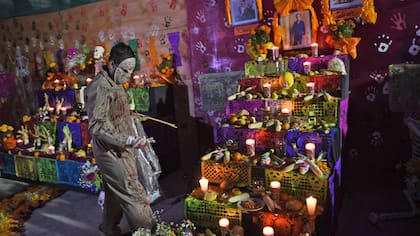 Celebración del Día de los Muertos en México