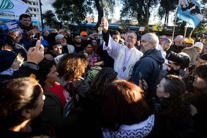 Celebración del día de San Cayetano, patrono del pan y del trabajo, en el Santuario de Liniers