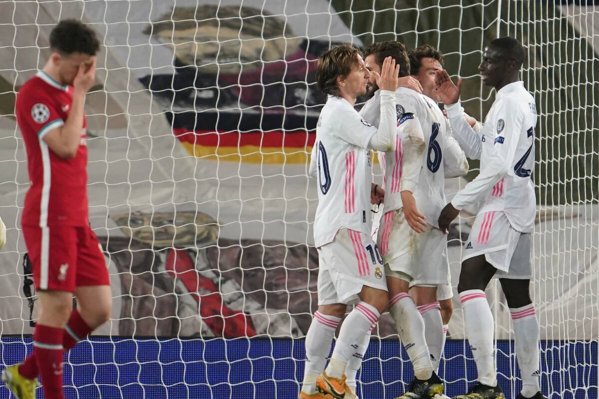 Celebró Real Madrid en Anfield, aunque no se hayan convertido goles; el 0-0 ante Liverpool lo llevó a las semifinales de la Champions League.