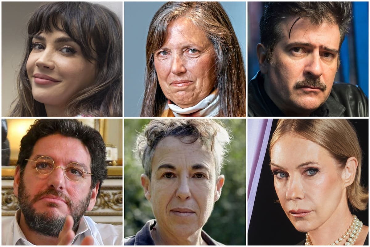 Celeste Cid, Claudia Piñeiro, Rafael Spregelburd, Pablo Avelluto, Gabriela Cabezón Cámara e Inés Estévez