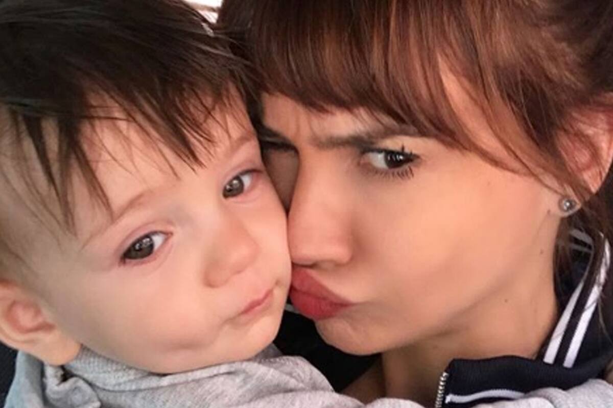 Celeste Cid y su adorado Anton