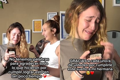 Celeste hizo una campaña en redes sociales y logró que sus videos tuvieran millones de visualizaciones, logrando así cumplirle el sueño a su hermana de vivir en vivo una final del mundo (Foto: Instagram @celesteiann)