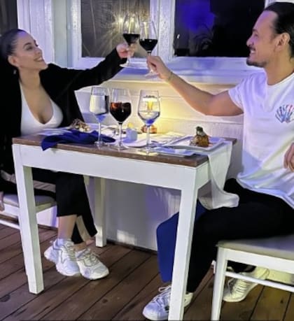 Celeste Muriega y Christian Sancho juntos en Punta Cana