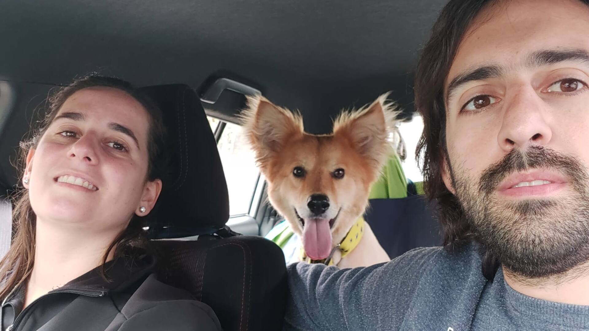 Celeste, Zavuka y Martín.
