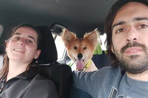 Celeste, Zavuka y Martín.