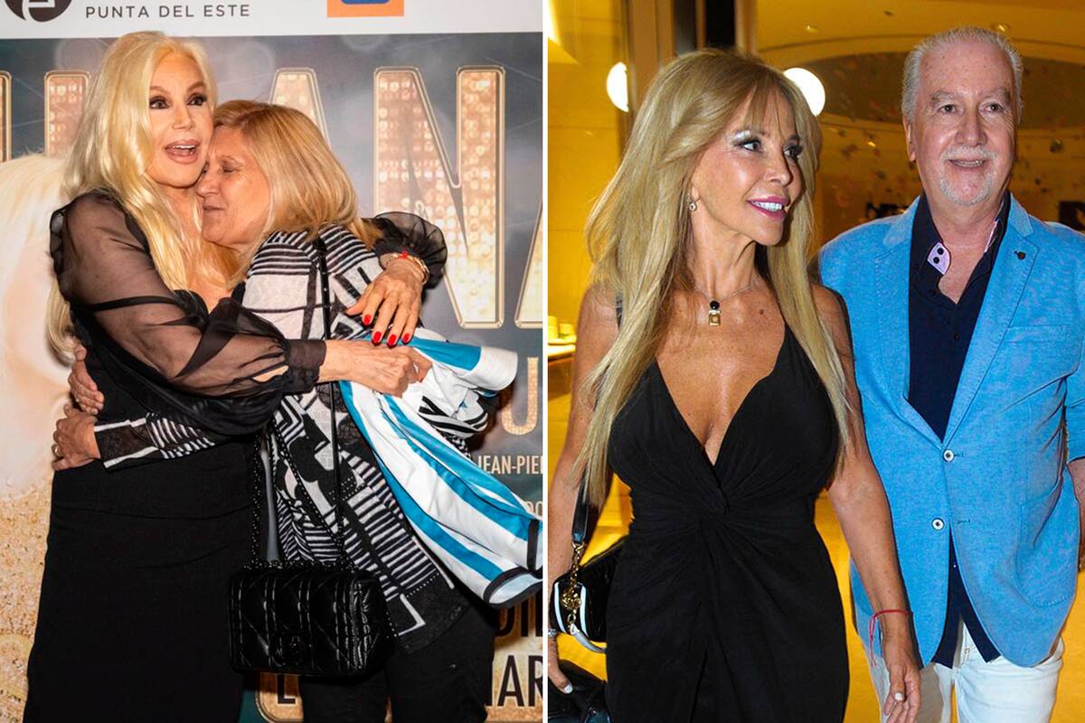 Celia Cuccittini, la mamá de Lionel Messi, y Graciela Alfano con su nuevo novio; nadie quiso perderse la despedida de la gran diva