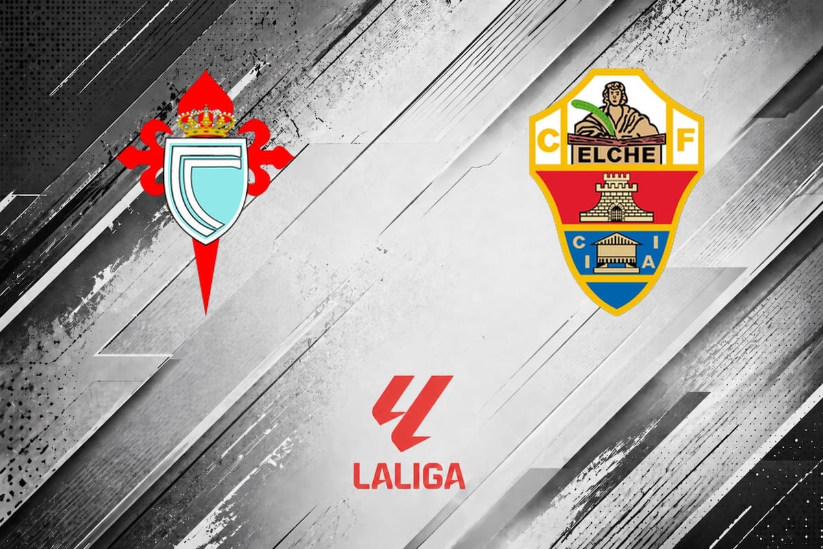 Celta de Vigo vs. Elche, por una nueva jornada del fútbol español