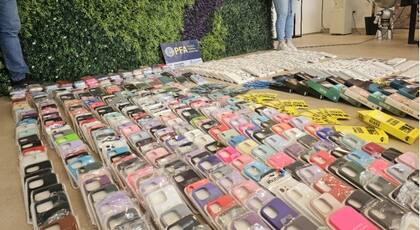 Celulares, notebooks y accesorios de contrabando