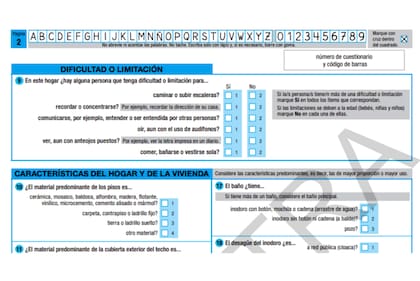 "Dificultad o limitación", una de las categorías abordadas en el censo 2022