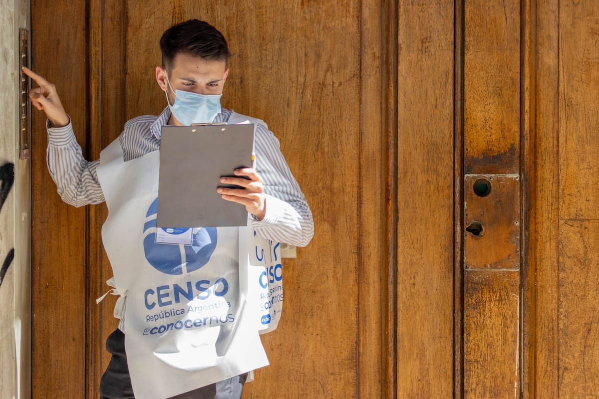 Censo 2022: que pasa con las personas no estan en su vivienda cuando pasa el censista