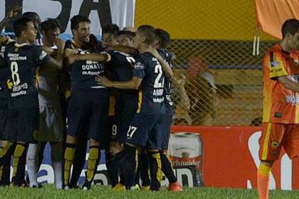 Central festejó sobre la hora en Posadas