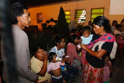Centro de evacuados en Salta