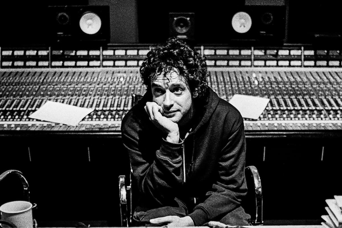 Cerati durante las sesiones de Bocanada en los estudios Matrix, en Londres, 1999
